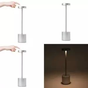 무선 터치 테이블 스탠드 F01 실버 침실스탠드조명 테이블스탠드조명