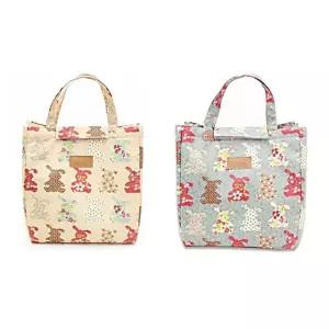 도시락가방특대형 보온보냉 블루토끼 12UWA37437