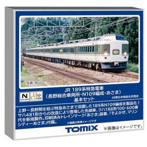 기본 JR 게 시리즈 아사마 세트 나가노 N 차량역 98596 토마이텍 편성 N109 열차 189 일반 모형