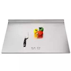 36 스테인레스 스틸 양면 도마 위생 반죽 스텐도마 30X40X5