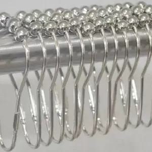 [콩심팥심]다용도 커튼 고리 구슬 커튼 링고리 스텐레스 금속 부자재