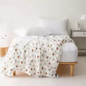 [오너클랜]bns 리빙밸류 곰돌이 시원한 아이스 쿨링 냉감 여름이불