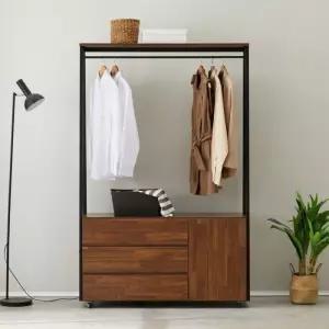 이동식 3단 서랍장 틈새 수납장 B2739 옷장 행거서랍장 행거수납장 서랍행거