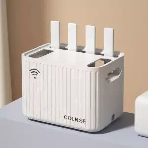 책상 공유기 전선 멀티탭 셋톱 박스 콘센트 정리함 qER8+7kBn