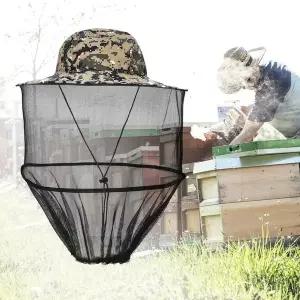 [골드스마일]해충방지 모기장 방충모자 픽셀카키 낚시 벌초모자 햇