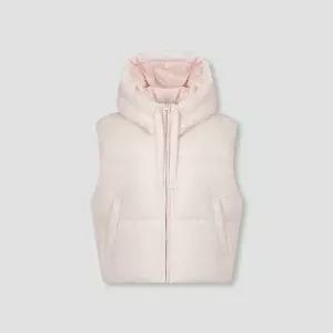 JAJU 여 미디엄 다운필 루즈핏 후드 베스트 J105101107064