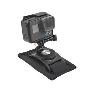 SMJ 액션캠 백팩 스트랩 마운트 숄더 360도 회전 (KYR-WC22F98)