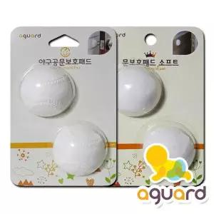 아가드 DBQ169G1 충격방지 야구공 반구 문보호패드 2입도어쿠션 가정용품 인테리어 생활용품 안