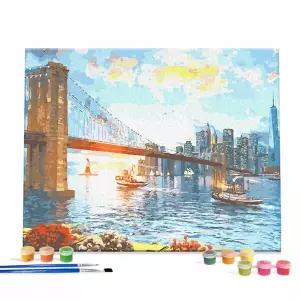 페인팅 캔버스 명화 뉴욕 브루클린다리 40X50