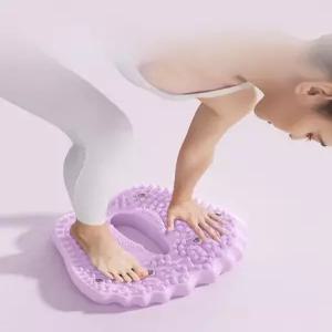 바운스번 홈트 발지압 밸런스 스텝퍼 피치핑크 가정용 라이트퍼플