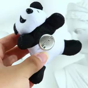 판다 브로치 팬더 가방 뱃지 장식 어린이선물 인형브로치 귀여운선물 팬더굿즈