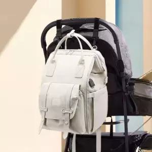 마미백 기저귀 가방지퍼많은백 여행용 손잡이백팩 유모자걸이백 기저귀백 수납많은 칸칸백 전면보온백백 백