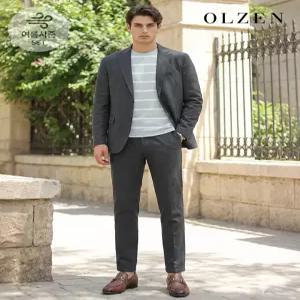 [올젠]다크그레이 썸머 클래식 셋업 수트 (ZOE2KG1311_ZOE2PP1311_DGR)