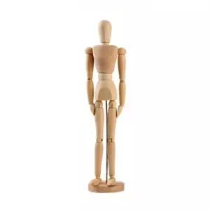 인테리어 장식소품 원목 구체 관절 목각인형 30cm