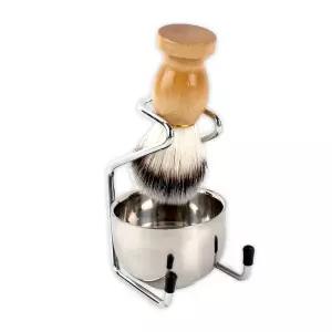 남성 바버샵 클래식 면도솔 거치대 세트거품기 바버 브러쉬 쉐이빙 거품