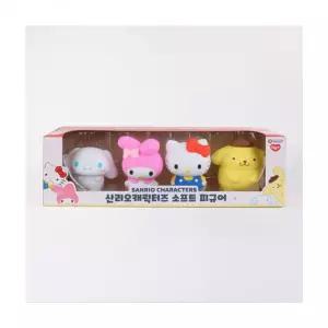 피규어 바니랜드 산리오캐릭터즈 소프트 어피규어인형 미니어처 몰랑이 수집용어 장식어 장난감 피어 어쳐