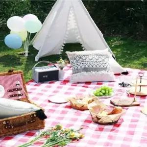 피크닉 야외 비치 방수 휴대용 돗자리 매트 1인용 100x150 초등학교 체험학습 캠핑 한강