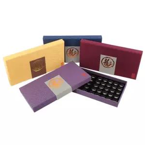 함지마을 공진 단 한지상자 50환 1(용문양)공예품포장 한지선물박스 경옥 한지 환약 전통