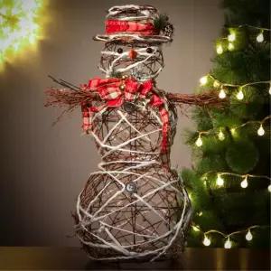 비타리토 크스마스 컨츄 넝쿨 눈사람 50cm럭셔트리 장식 고급 크스마쓰 완제 풀세트 세트