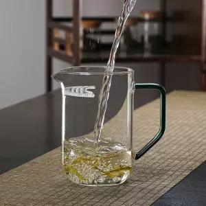 일체형거름망 내열 유리 차우림 숙우 공도배 400ml주전자 티포트 티팟 다기 메이커 우리기 찻주전자 다관