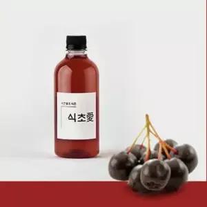 VDG 전통 자연 발효 아로니아 식초 1000ml 과일 음료 비니거