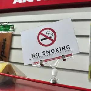 클립 스탠드 자석 소형 쇼클립 5개대형마트 전시도구 진열 홀더 알림판행거집게 다관절 POP 가격표 매장 카