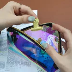 학생 사무실 서류 정리용 불독클립 페이퍼집게 5P 옐로우 문구용 집게