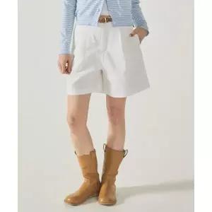 후아유 WHO.AU 쿨링 핀턱 치노 반바지 WHTHF2433F 405003