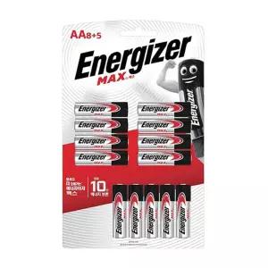 에너자이저 건전지 맥스 AA 8+5 1개 리모컨 배터리다용도 에너지 오래가는 티비 체중계 장난감전건지