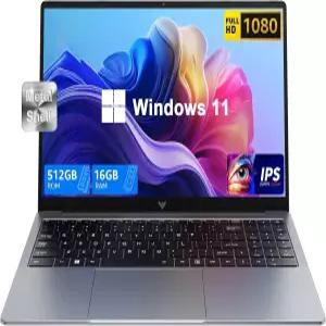 2026년형 Windows 11 탑재 노트북 인텔 쿼드코어 프로세서(최대 3.6GHz) 16GB DDR4 RAM 512GB SSD 15.6인치
