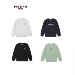 [롯데백화점]폴햄키즈 저중량 더블니트 맨투맨(폴키베어) PKF3TR3811