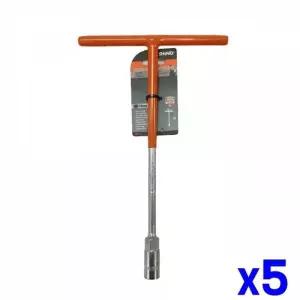 [알티피아]WL 자동차공구 T자형 렌치 13mm x5개 만능렌치 배관공구