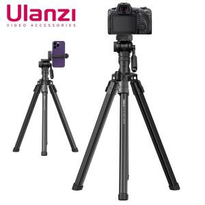 Ulanzi 카메라 휴대폰용 알루미늄 MT-65 삼각대 전문가용 수평 캐논  용 블루투스 최대 1.76M