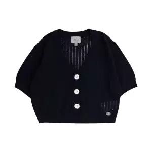 [롯데백화점]빈 네이비 스카시 반팔 니트 가디건BY24CK03NV