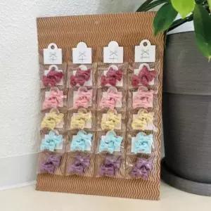 [반려] 강아지 프릴리본 핏살핀 20개 세트 애견 미용 머리핀