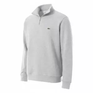 LACOSTE 25FW ZIPPERED STAND-UP COLLAR COTTON SWEATSHIRT SH1927-CCA) 반집업 코튼 스웨트셔츠)