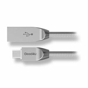 GOOD4U 프리미엄 메탈 마이크로 5핀 고속 충전 케이블