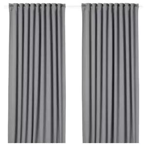 이케아 MAJGULL 마이굴 암막커튼 한쌍 145x250cm/암막커튼/블라인드/침실커튼