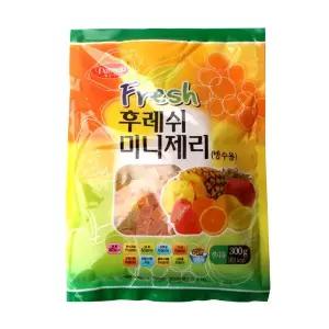 메가커피 팥모아 빙수용 과일맛 젤리 300g 팥빙수