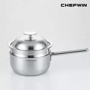 [쉐프윈]쉐프윈 316STS 통5중 올인원냄비(스텐뚜껑)