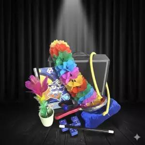 KC인증 어린이마술도구세트 학예회 발표회 요술팡팡 총 8종구성 마술가방/ 7종매직용품 