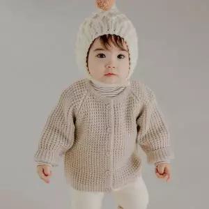 [보리보리/해피프린스]린다 니트 아기 가디건