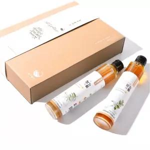 농부플러스 국산 저온착유 들기름+참기름 2병 선물세트 (200ml 2병)