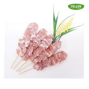 가나안식품 닭목살꼬치 모듬 캠핑꼬치구이 홈파티 바베큐전용