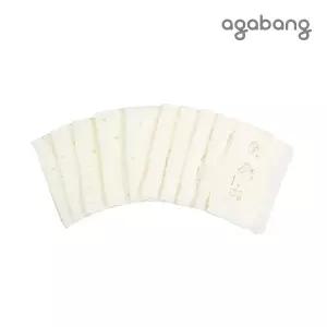 [롯데백화점]아가방 새싹오가닉 손수건10P(CREAM) 01P085101