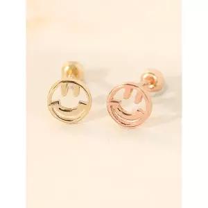 [미니멀피어싱]14K 스마일 피어싱 귀걸이