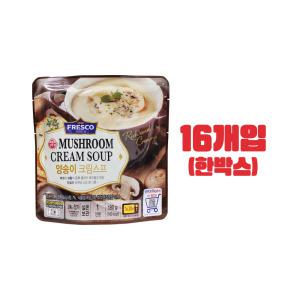 오뚜기 프레스코 양송이 크림스프 180g 16개