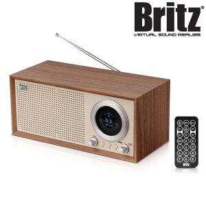 브리츠 BA-HMK31 PLUS 블루투스 포터블 스피커 16W 고출력 5.0v 시계 인테리어 레트로 알람 USB/TF카드