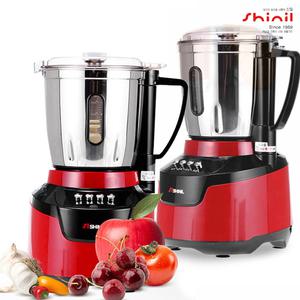 신일 국산 대용량 4L 대형 스텐믹서기 분쇄기 다지기 믹서기 커터기 업소용 가정용 식당 김장철 스테인리스 용기