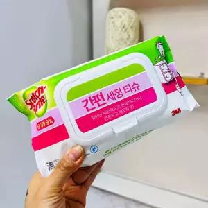 엠보싱패턴 물청소 세정티슈 (80매) 차량용물티슈 청소티슈